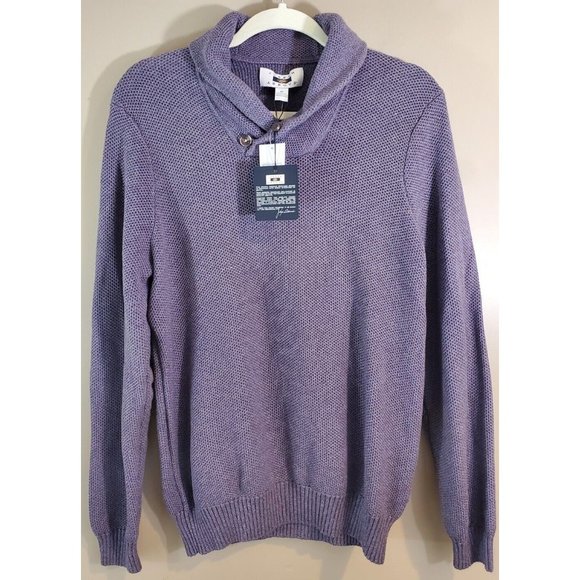 Joseph Abboud Other - NWT Joseph Abboud by Jos. A. Banks Cotton Blend Purple Pullover Sweater, Sz M